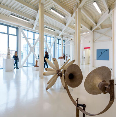 2nd Floor, View of the sculpture room with artwork by G. Guidi