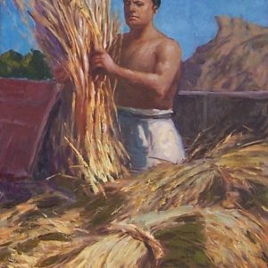 Basilio Cascella, The battle of the wheat, 1936 Basilio Cascella, The battle of the wheat, 1936
