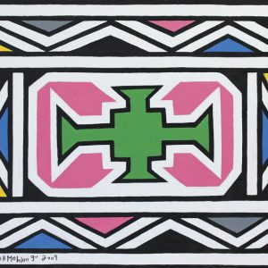 Esther Mahlangu, Untitled, 2009 Esther Mahlangu, Untitled, 2009