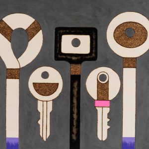 Concetto Pozzati, Locked up,2014 Concetto Pozzati, Locked up,2014