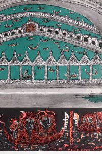 Tono Zancanaro, Rialto bridge for The two Foscari - Tono and Sylvano Bussi, s.d. Tono Zancanaro, Rialto bridge for The two Foscari - Tono and Sylvano Bussi, s.d.