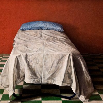 Luino Bernardino, The bed in the red room, 1976/77